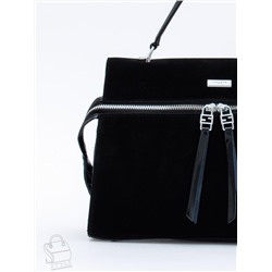 Сумка женская кожаная 9675MSS black Velina Fabbiano-Safenta в Новосибирске