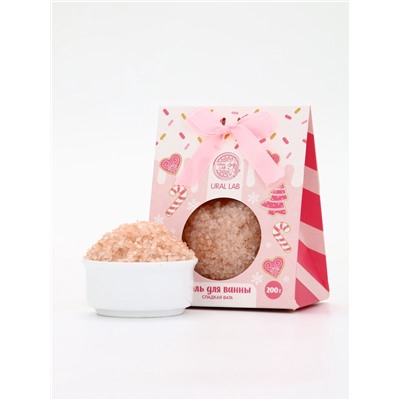 Соль для ванны, 200 г, аромат сладкая вата, URAL LAB