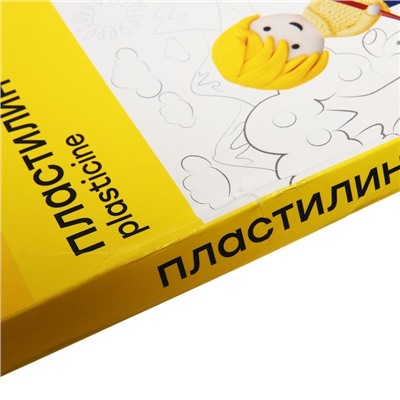 Пластилин 18 цветов 252 г, "Гамма" "Юный художник", со стеком