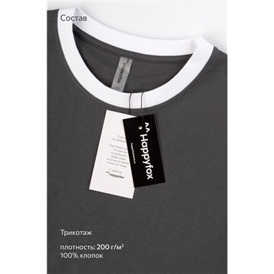 Женский костюм оверсайз из хлопка Happyfox