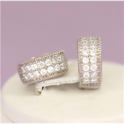 Серьги родий Н01-12384