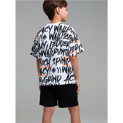 Комплект трикотажный для мальчиков: фуфайка (футболка), шорты