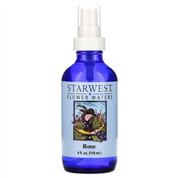 Starwest Botanicals, Цветочная вода с розой, 118 мл (4 жидких унции)