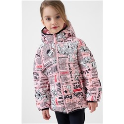 Куртка текстильная с полиуретановым покрытием для девочек PLAYTODAY, 1242842