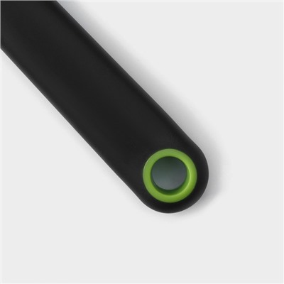Нож для фигурной нарезки Доляна Lime, 20 см, нержавеющая сталь, чёрный