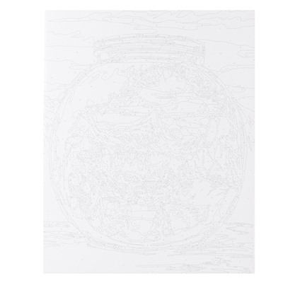 Картина по номерам «Мир в стекле», на холсте с подрамником, 40×50 см