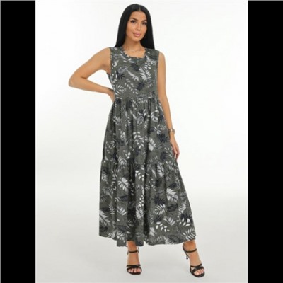 Сарафан Нежность (Темно-зеленый)