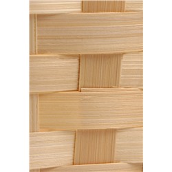 Корзина плетёная для хранения, 30×22×13 см, ручка h=36 см, бамбук, натуральный цвет, Greengo