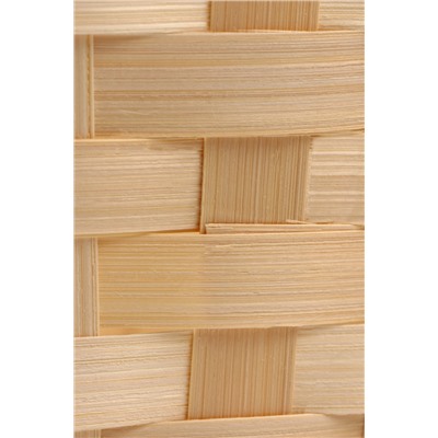 Корзина плетёная для хранения, 30×22×13 см, ручка h=36 см, бамбук, натуральный цвет, Greengo