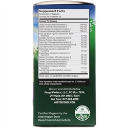 Fungi Perfecti, Иммунная защита, MyCommunity, 120 растительных капсул