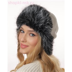 Север кролик/чернобурка Ушанка женская (56-58)
