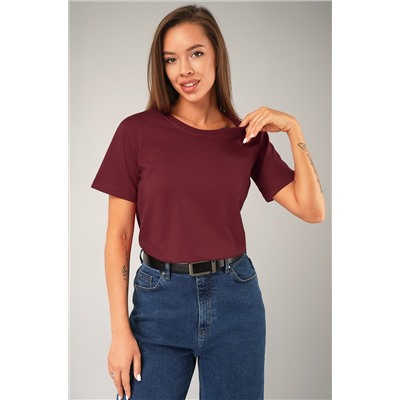 Женская базовая хлопковая футболка Happyfox