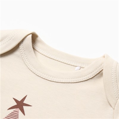 Боди детское «Крошка Я. Новогодние игрушки», рост 68-74 см