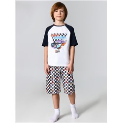 КОМПЛЕКТ ДЛЯ МАЛЬЧИКОВ (ДЖЕМПЕР, ШОРТЫ) 563340