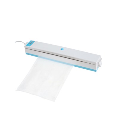 Вакууматор LPS-02, 80 Вт, 10 пакетов, 220 В, 25 см, бирюзовый