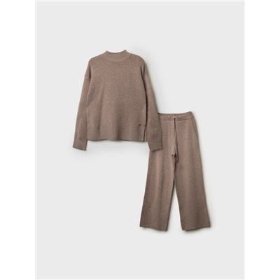 Комплект трикотажный для девочек: джемпер, брюки