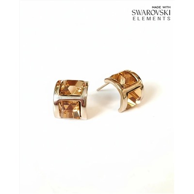 Серьги с кристаллами Swarovski