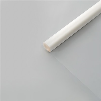 Пленка матовая для цветов и букетов, 0.6 м × 19 м, 400 г, 35 мкм, прозрачная