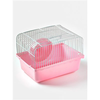 Колесо для грызунов тихое, 11 см, розовое