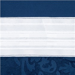 Штора портьерная «Этель», 145×270 см, валенсия голубая океан