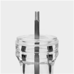 Мельница для специй Magistro Glace, 13.9 см, 30 мл, керамический механизм, акрил, прозрачная