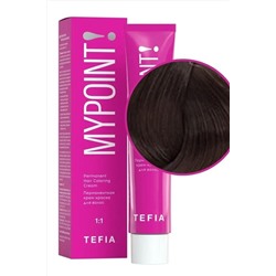 TEFIA Mypoint 5.0 Перманентная крем-краска для волос / Светлый брюнет натуральный, 60 мл KRISTALLER, 1113058