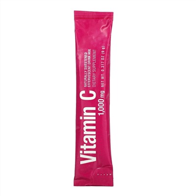 21st Century, ImmuBlast-C, Vitamin C, Raspberry Burst, 1,000 mg, 30 Packets, 0.317 oz (9 g) Each