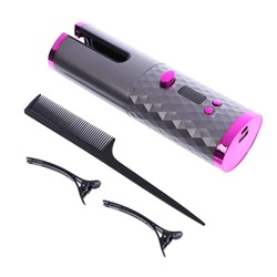 Плойка Luazon LW-16, 50 Вт, керамическое покрытие, d=19 мм, до 200°С, портативная, от USB