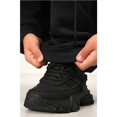 Теплый детский костюм из футера трехнитки с начесом Happyfox