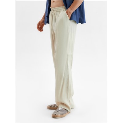 Брюки мужские MIST, размер 50, молочные