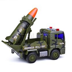 Машина "Военная техника V1-07" c ракетной установкой, в коробке