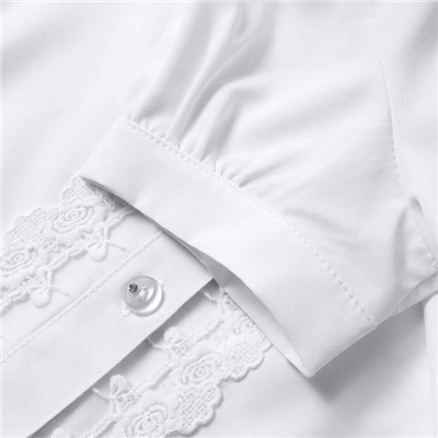 Блузка для девочек, цвет белый, рост 146 см