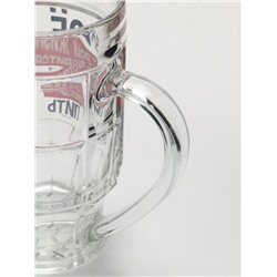 Кружка пивная с надписью «В этой жизни приходится», 500 мл