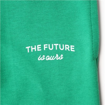 Костюм детский (лонгслив, брюки) KAFTAN Future, размер 34 (122-128 см), зеленый