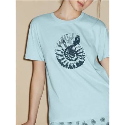 Omsa Пижама OmD 0235D NAUTILUS Пижама жен. (Футболка + шорты), СО