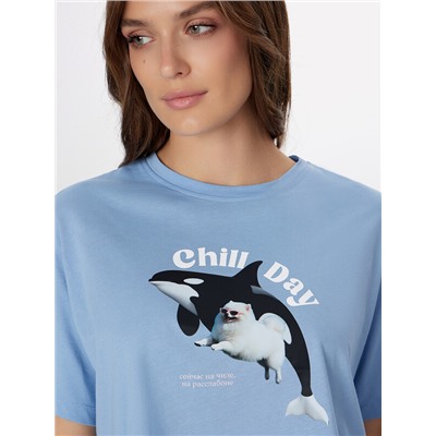 КОМПЛЕКТ ЖЕНСКИЙ (ФУТБОЛКА, БРИДЖИ) 592444