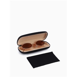 Футляр для очков на хлопушке, с паттерном, размер 16×6×4 см, чёрный