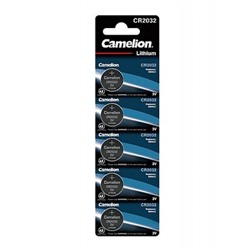 Элемент питания CR2032/5BL Lithium (50/1800)				 Camelion