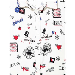 Платья CONTE LPL 889 Легкое платье-рубашка с яркими рисунками