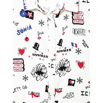 Платья CONTE LPL 889 Легкое платье-рубашка с яркими рисунками