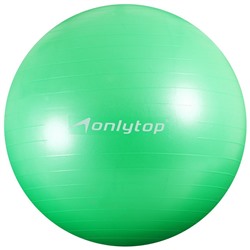 Фитбол ONLYTOP, d=75 см, 1000 г, антивзрыв, цвет зелёный