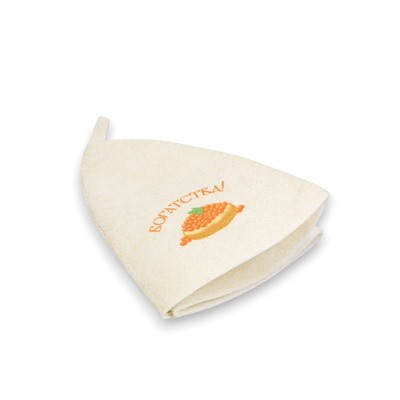 Шапка для бани и сауны «Богатства!», полиэфир 70%, шерсть 30%, «Добропаровъ»