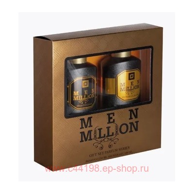 Festiva Подарочный набор Million Men Шампунь 250 мл + Гель для душа 250 мл 331