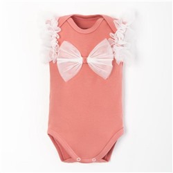 Боди с бантиком «Крошка Я» BASIC LINE, рост 68-74 см