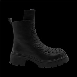 Ботинки из натуральной кожи Р-221-1 черные