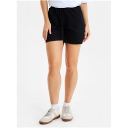 Шорты женские, цвет черный, размер 52