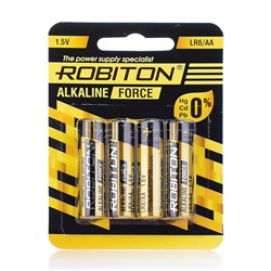 Батарейки алкалиновые ROBITON FORCE LR6 BL4