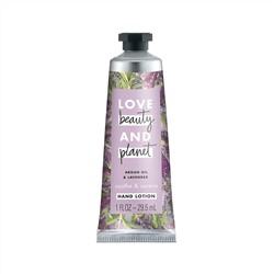 Love Beauty and Planet, Soothe & Serene Hand Lotion, Argan Oil & Lavender, 1 fl oz (29.5 ml)