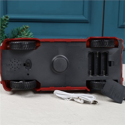 Светильник Новогодний светодиодный 28x11x12.5 см Дед мороз / NG206-45 /уп 6/ музыкальный