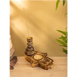 Подставка под благовония «Рука Фатимы», 22 см, дерево